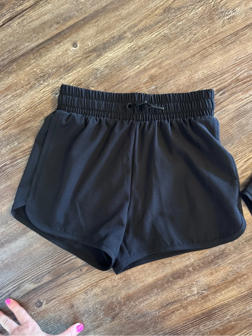 tek and Nike Black Girls' Athletic Shorts